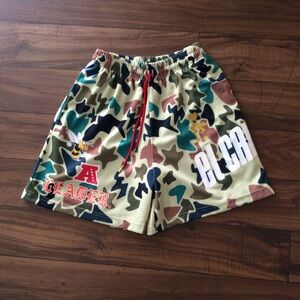 El Capitan Dead Fresh Crew Honey Drip Bee A Leader Camo Shorts 6” Sz M Men’s